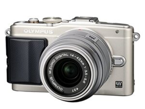 olympus mirrorless slr e-pl6 with m zuiko digital 14-42mm lens (silver) – international version