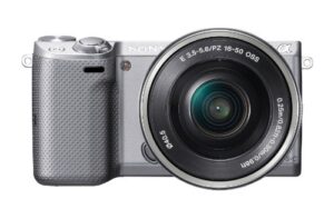 sony nex-5tl/s mirrorless digital camera with 16-50mm power zoom lens (silver)