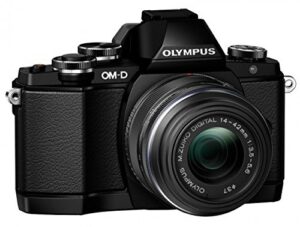 olympus om-d e-m10 mirrorless digital camera with 14-42mm f3.5-5.6 lens (black)
