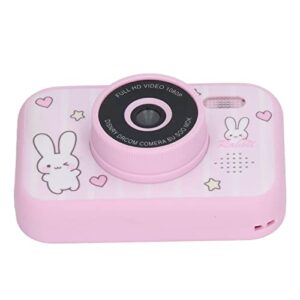 hd kids camera, dual lens pink kids digital camera mp3 player for travelling