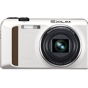 Casio High Speed Exilim Ex-ZR400 Digital Camera White EX-ZR400WE - International Version (No Warranty)