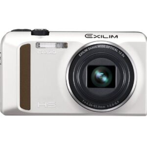 Casio High Speed Exilim Ex-ZR400 Digital Camera White EX-ZR400WE - International Version (No Warranty)