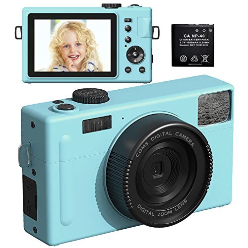 CEDITA Digital Camera Vlogging Camera 24MP Full HD 1080P Digital Camera with 3 Inch IPS Screen Camera 4X Digital Zoom Vlog Camera G13 0