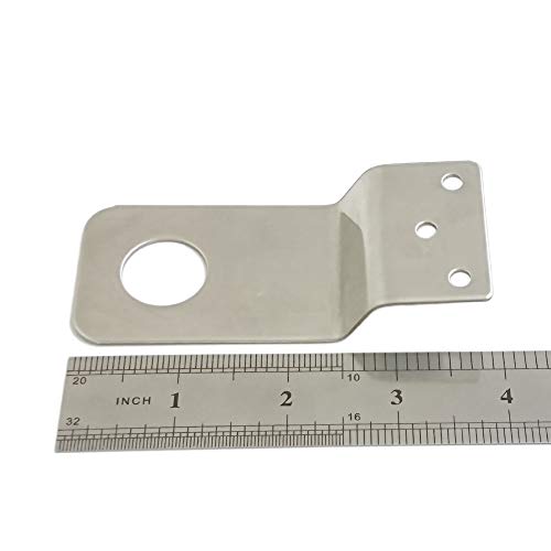 UngSung NMO Antenna Bracket 3/4 inches Hole Stainless Steel for UHF VHF Ham NMO Antenna Mount Between Hood and Fender