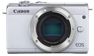 canon eos m200 mirrorless digital camera (international model) (white)