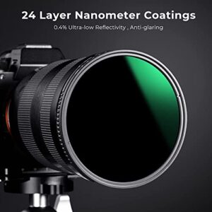 K&F Concept 82mm Variable Neutral Density Filter ND8-ND2000 (3-11stop) Waterproof Adjustable ND Lens Filter with 24 Multi-Layer Coatings for Camera Lens (D-Series)