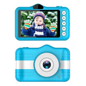 kids hd digital camera – children camera 3.5inch screen rechargeable front and back double lens 2mp for boys girls 3-10 year old