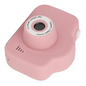 brdi cartoon mini camera, one key video recording 15 filters kids camera for kids(pink)