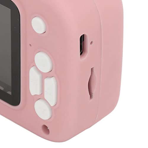 BRDI Cartoon Mini Camera, One Key Video Recording 15 Filters Kids Camera for Kids(Pink)