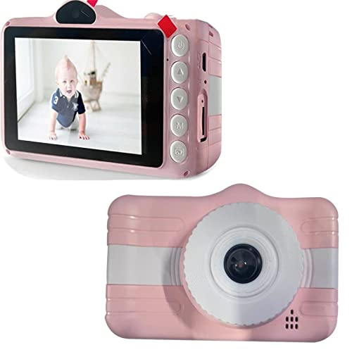 Kids HD Digital Camera - Children Camera 3.5Inch Screen Rechargeable Front and Back Double Lens 2MP for Boys Girls 3-10 Year Old