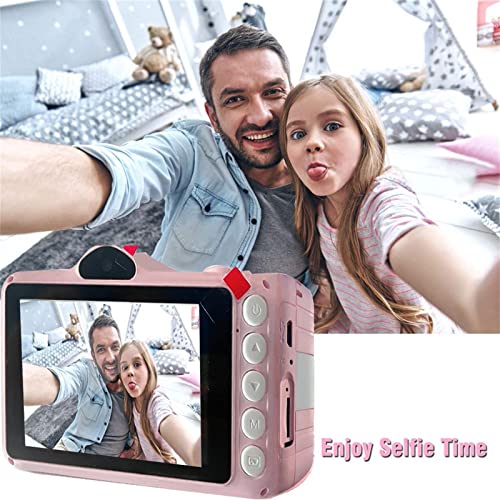 Kids HD Digital Camera - Children Camera 3.5Inch Screen Rechargeable Front and Back Double Lens 2MP for Boys Girls 3-10 Year Old