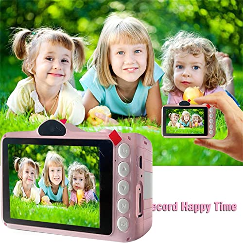 Kids HD Digital Camera - Children Camera 3.5Inch Screen Rechargeable Front and Back Double Lens 2MP for Boys Girls 3-10 Year Old