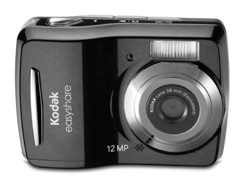 Kodak Easyshare C1505 12 MP Digital Camera with 5x Digital Zoom - Black