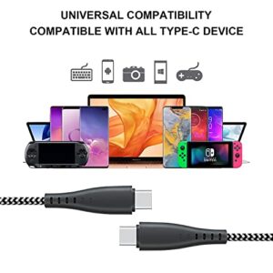 USB C to USB C Charger Cable 6ft+10ft Cord for Samsung Galaxy S23/S22 Plus/S22 Ultra/S21 FE 5G/S21+/S21 Ultra/S20/S20+/S20 Ultra,A14 A54 A34 5G,A53,Note 20 10+,Note20,60W Charging Fast Charge Wire