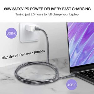 USB C to USB C Charger Cable 6ft+10ft Cord for Samsung Galaxy S23/S22 Plus/S22 Ultra/S21 FE 5G/S21+/S21 Ultra/S20/S20+/S20 Ultra,A14 A54 A34 5G,A53,Note 20 10+,Note20,60W Charging Fast Charge Wire