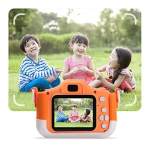 Iuhan HD Mini Digital Camera for Children's Photography and Video Recording,Front and Rear Dual Lens 4000W Photography Video Camera,Children's Camera Camera