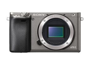 sony alpha a6000 mirrorless digital camera 24.3mp slr camera with 3.0-inch lcd – body only (graphite)
