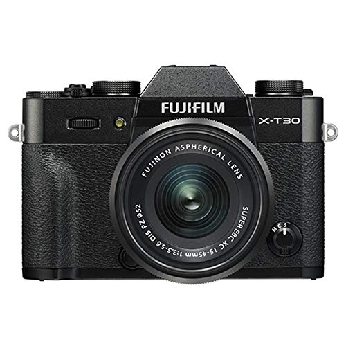 Fujifilm X-T30 Mirrorless Digital Camera w/XC15-45mm Kit - Black