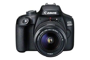 canon eos 4000d dslr camera ef-s 18-55 mm f/3.5-5.6 iii lens international model (certified refurbished)