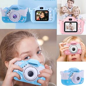 hd camera for children’s photography and video recording, front and rear dual 4000w pixe-l hd camera, children’s camera mini children’s gift camera