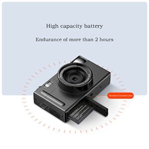 Digital Camera 1080P Mini Kid Camera Vlog Camera LCD Screen 16X Digital Zoom 24MP Rechargeable Point and Shoot Camera