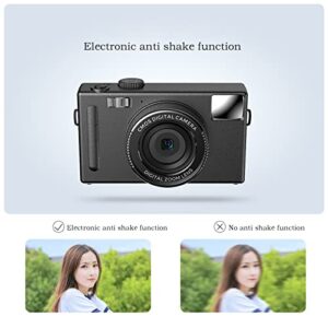 Digital Camera 1080P Mini Kid Camera Vlog Camera LCD Screen 16X Digital Zoom 24MP Rechargeable Point and Shoot Camera