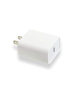 sonix usb-c power adapter, wall charger block,18w fast charging, compatible with apple iphone 14, 13, 12 series, white
