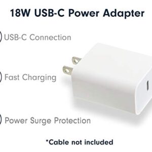 Sonix USB-C Power Adapter, Wall Charger Block,18W Fast Charging, Compatible with Apple iPhone 14, 13, 12 Series, White