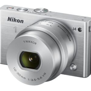 Nikon 1 J4 Digital Camera with 1 NIKKOR 10-30mm f/3.5-5.6 PD Zoom Lens (Silver) (Discontinued by Manufacturer)