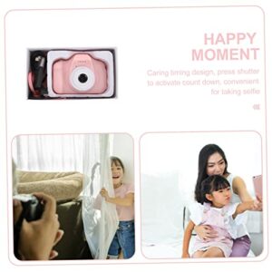 ibasenice 1 Set Children's Digital Camera Digital Cameras for Kids Toys Toddler Gift Toddler Camera Portable Toy Kids Instant Print Camera Kid Birthday Toys Children Mini Camera X2