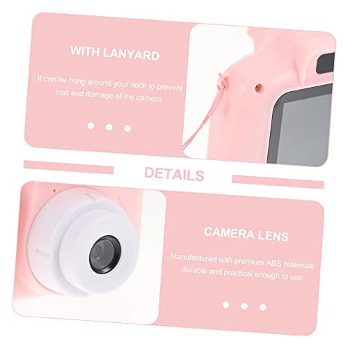 ibasenice 1 Set Children's Digital Camera Digital Cameras for Kids Toys Toddler Gift Toddler Camera Portable Toy Kids Instant Print Camera Kid Birthday Toys Children Mini Camera X2