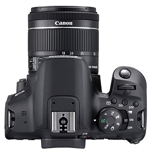 Canon EOS Rebel T8i DSLR Camera w/EF-S 18-55mm F/4-5.6 is STM Lens + EF 75-300mm f/4-5.6 III Lens + 500mm f/8 Focus Lens + 2X 64GB Memory + Case + Filters + Tripod + More (35pc Bundle)