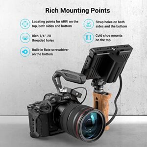 SmallRig R5 / R5 C / R6 Cage for Canon R5 / R5 C / R6 Mirrorless Camera, Aluminum Alloy Cage w/Streamlined Structure for Canon R5 R6 R5 C Camera 3233