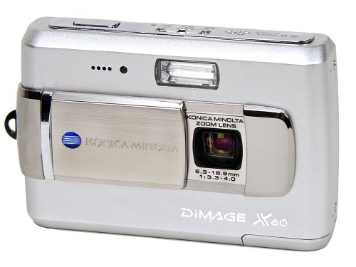 Konica Minolta X60 5MP Digital Camera with 3x Optical Zoom