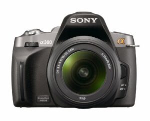 sony alpha a380l 14.2 mp digital slr camera with super steadyshot inside image stabilization and 18-55mm lens
