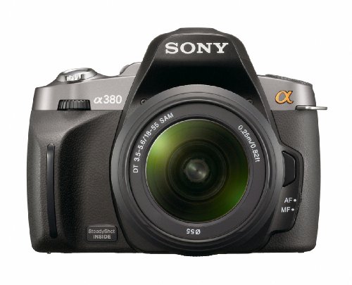 Sony Alpha A380L 14.2 MP Digital SLR Camera with Super SteadyShot INSIDE Image Stabilization and 18-55mm Lens