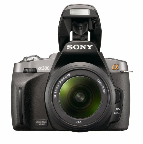 Sony Alpha A380L 14.2 MP Digital SLR Camera with Super SteadyShot INSIDE Image Stabilization and 18-55mm Lens