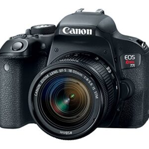 Canon EOS Rebel T7i US 24.2 Digital SLR Camera with 3-Inch LCD, Black (1894C002)