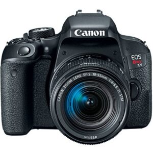 Canon EOS Rebel T7i US 24.2 Digital SLR Camera with 3-Inch LCD, Black (1894C002)