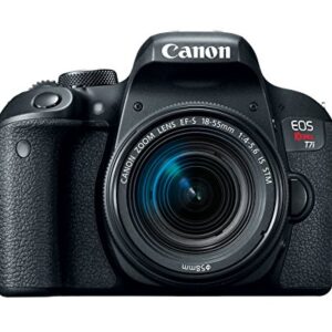 Canon EOS Rebel T7i US 24.2 Digital SLR Camera with 3-Inch LCD, Black (1894C002)