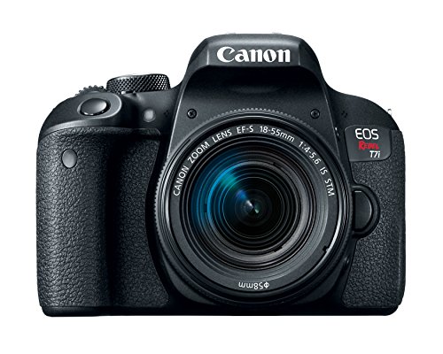 Canon EOS Rebel T7i US 24.2 Digital SLR Camera with 3-Inch LCD, Black (1894C002)