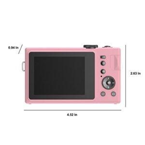 Lanhui Digital Camera,1080P Mini Kids Adults Camera Video Camera LCD Screen 16X Digital Zoom 24MP Rechargeable Point and Shoot Camera