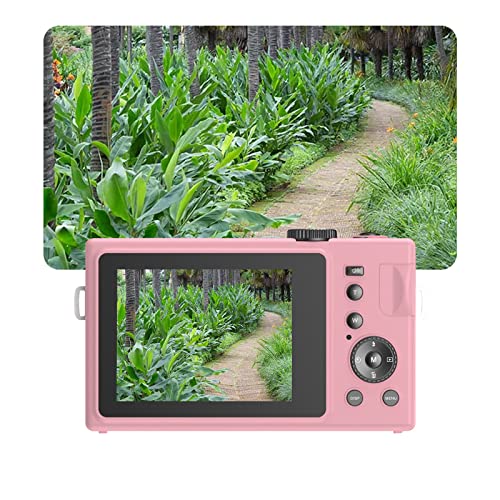 Lanhui Digital Camera,1080P Mini Kids Adults Camera Video Camera LCD Screen 16X Digital Zoom 24MP Rechargeable Point and Shoot Camera