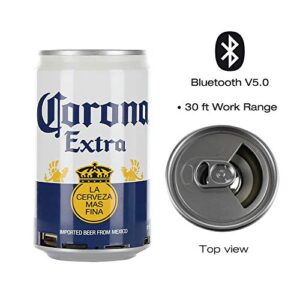 Corona Can Beer Bluetooth Can Shaped Speaker Bluetooth Bottle Speaker Portable Wireless Speaker Portable Travel Stereo Speaker for Outdoor and Indoor Activities