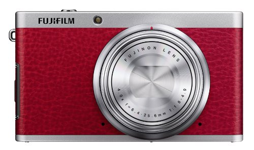 Fujifilm XF1 12 MP Digital Camera with 3-Inch LCD Screen (Red)