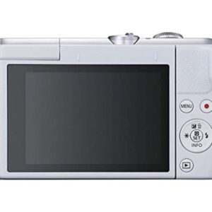 Canon EOS M200 EF-M 15-45mm is STM Kit (White) (Renewed)