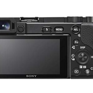 Sony Alpha A6100 Mirrorless Camera with 16-50mm and 55-210mm Zoom Lenses, ILCE6100Y/B, Black (Renewed)