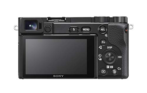 Sony Alpha A6100 Mirrorless Camera with 16-50mm and 55-210mm Zoom Lenses, ILCE6100Y/B, Black (Renewed)