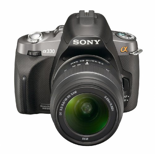 Sony Alpha A330L 10.2 MP Digital SLR Camera with Super SteadyShot INSIDE Image Stabilization and 18-55mm Lens