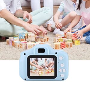 Mini Portable Camera Kid Camera, 1080P HD 2.0 IPS Kids Digital Camera, Support 32G Memory Card, 800W Pixels, 1000mAh Battery, a Gift for Children (Blue)